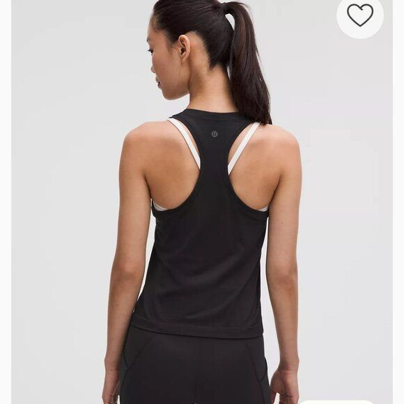 Lululemon Swiftly Tech Racerback Tank Black Women's SZ 16 Performance Gym Run - Picture 2 of 11